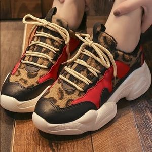 ASOS Shoes - ASOS- ADORABLE LEOPARD PRINT AND RED SNEAKERS ASOS Shoes - ASOS- ADORABLE LEOPARD PRINT AND RED SNEAKERS